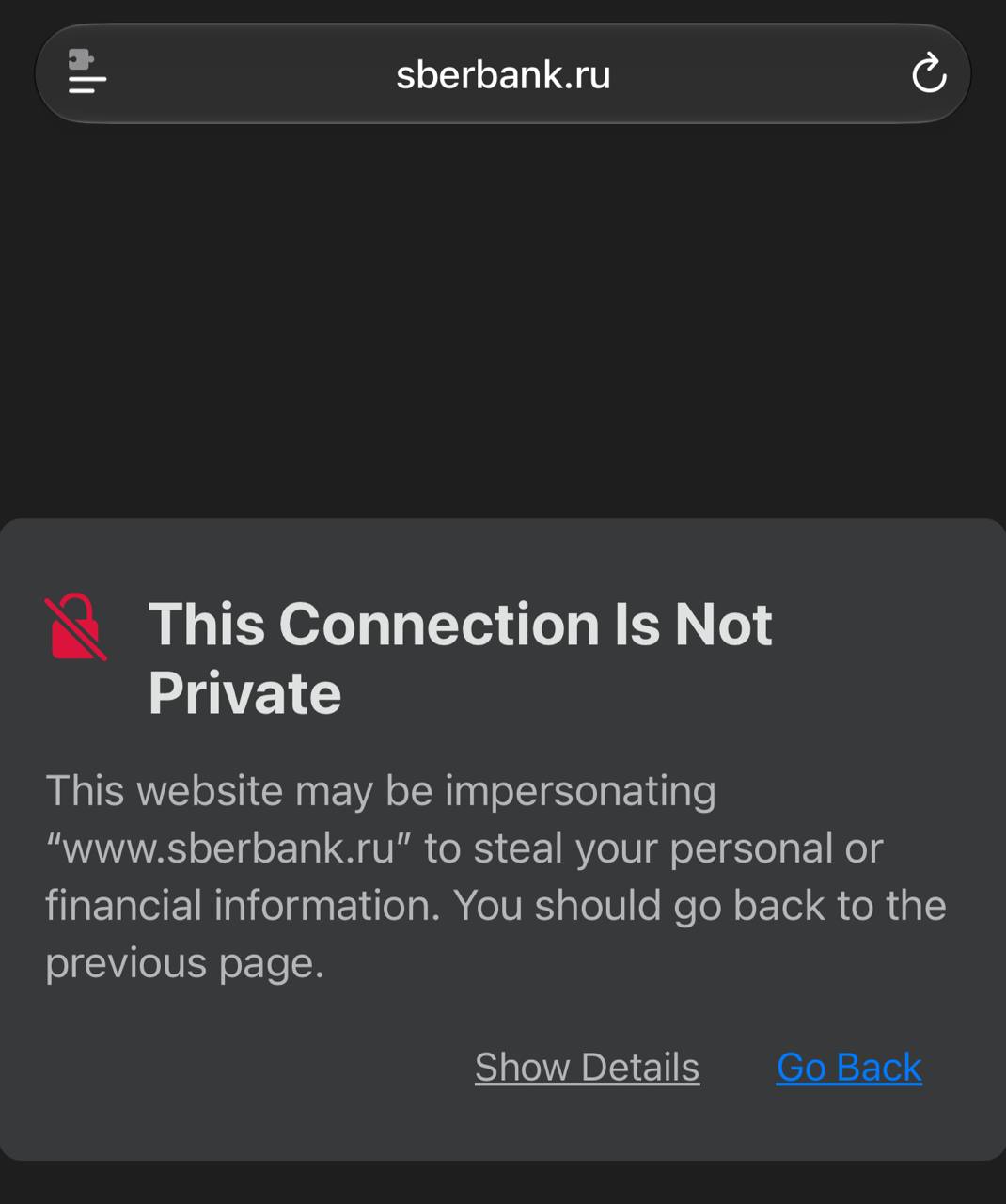 Сайты российских банков перестали нормально открываться в Chrome, Safari, Opera и Edge